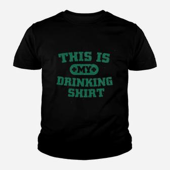 This Is My Drinking Funny Party Saint Patricks Day St Patty Youth T-shirt - Thegiftio UK