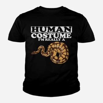 This Is My Human Costume I'm Really A Snake Gift Youth T-shirt | Crazezy AU