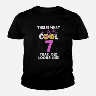 This Is What Really Cool 7 Year Old Looks Like Youth T-shirt | Crazezy AU