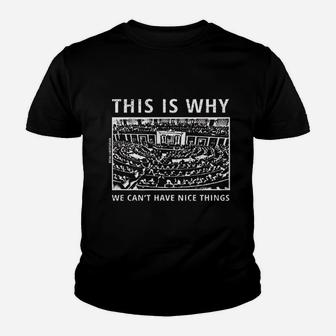 This Is Why We Can Not Have Nice Things Youth T-shirt | Crazezy CA
