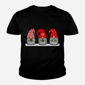 Three Nordic Gnomes Winter Christmas Swedish Elves Gift Youth T-shirt | Crazezy DE
