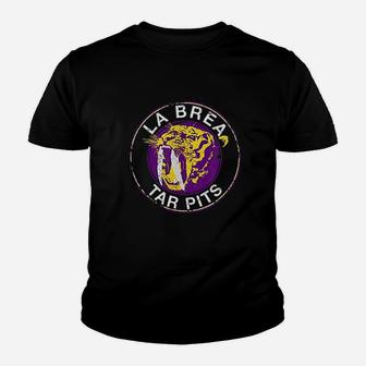 Tiger La Brea Tar Pits Youth T-shirt | Crazezy
