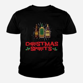 Time To Get Into The Christmas Spirits Funny Sweatshirt Sweatshirt Youth T-shirt | Crazezy
