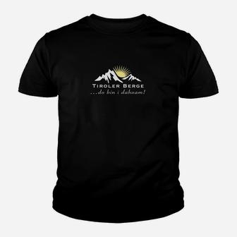 Tiroler Berge Sonnenaufgang Kinder T-Shirt - Seseable