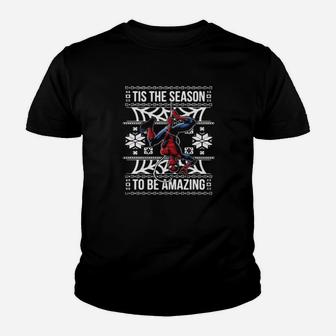Tis The Season To Be Amazing Youth T-shirt - Monsterry