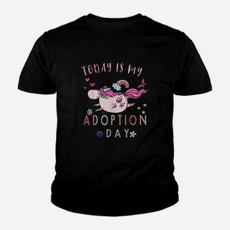 Today Is My Adoption Day Youth T-shirt | Crazezy