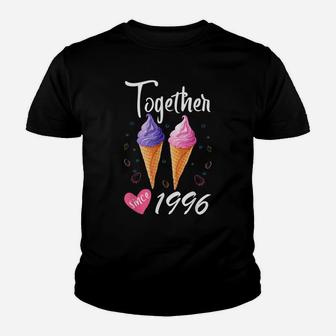 Together Since 1996 24 Years Being Awesome Aniversary Gift Youth T-shirt | Crazezy DE
