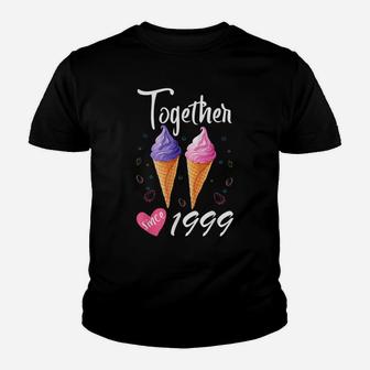 Together Since 1999 21 Years Being Awesome Aniversary Gift Youth T-shirt | Crazezy UK