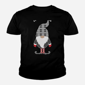 Tomte Santa Scandinavian Gnome Christmas Lefse Youth T-shirt | Crazezy