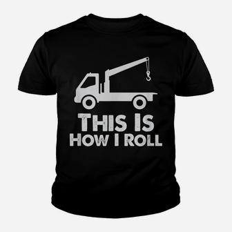 Tow Driver | Cool Gift Trucker | Funny Saying Truck Lover Youth T-shirt | Crazezy