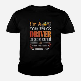 Tow Truck Driver For Wrecker Operator Youth T-shirt | Crazezy
