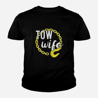 Tow Truck Driver Wife Youth T-shirt | Crazezy