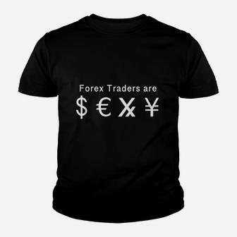 Traders Are Funny Stock Market Youth T-shirt | Crazezy
