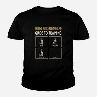 Treeing Walker Coonhound Guide To Training Dog Youth T-shirt | Crazezy