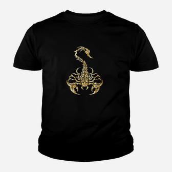 Tribal Scorpion Scorpio Astrology Zodiac Tattoo Youth T-shirt | Crazezy