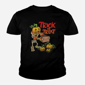 Trick Or Treat Punkleton Youth T-shirt | Crazezy CA