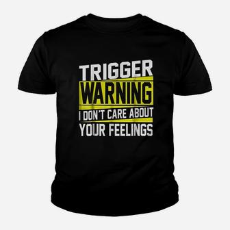 Trigger Warning Snowflakes Beware Pro Free Speech Youth T-shirt | Crazezy