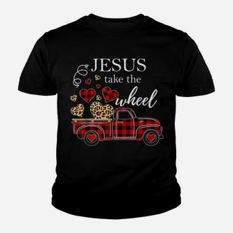 Truck Jesus Take The Wheel Youth T-shirt | Crazezy CA