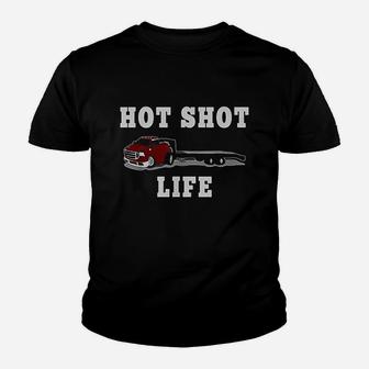 Trucker Hot Shot Trucking Youth T-shirt | Crazezy