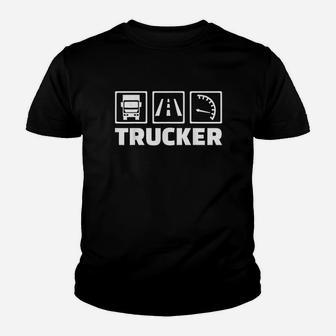 Trucker Icons Youth T-shirt | Crazezy