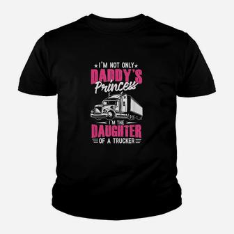 Trucker Truck Driver Highway Truckers Job Daughter Youth T-shirt | Crazezy UK