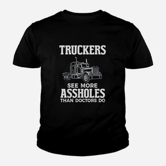 Trucker Truck Driver Trucking Youth T-shirt | Crazezy CA