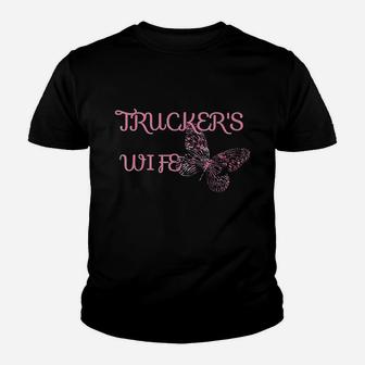 Truckers Wife Youth T-shirt | Crazezy