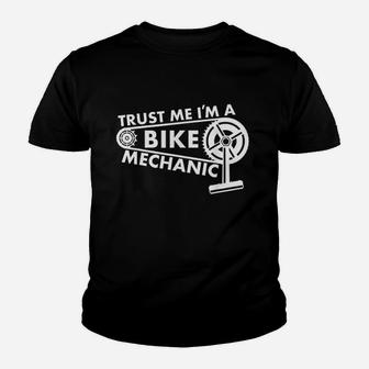 Trust Me I Am A Bike Mechanic Youth T-shirt | Crazezy