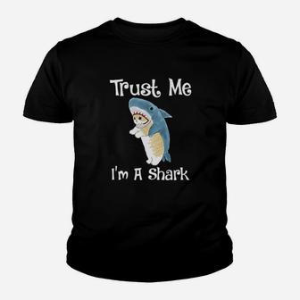 Trust Me Im A Shark Youth T-shirt - Monsterry