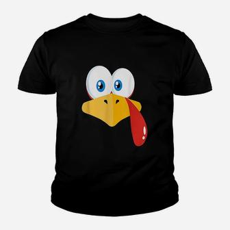 Turkey Face Youth T-shirt | Crazezy