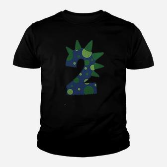 Two 2 Second 2Nd Dinosaur Birthday Youth T-shirt | Crazezy UK