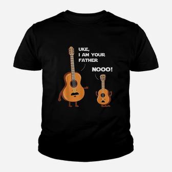 Uke I Am Your Father Funny Ukulele Guitar Music Guitarist Youth T-shirt | Crazezy UK