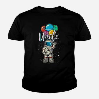 Uncle Birthday Funny Astronaut In Space Gifts Lover Youth T-shirt | Crazezy DE