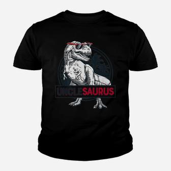 Unclesaurus T Rex Dinosaur Men Uncle Saurus Family Matching Youth T-shirt | Crazezy AU