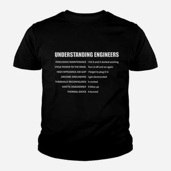 Understanding Engineers Youth T-shirt | Crazezy AU
