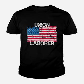 Union Laborer American Men Youth T-shirt | Crazezy UK