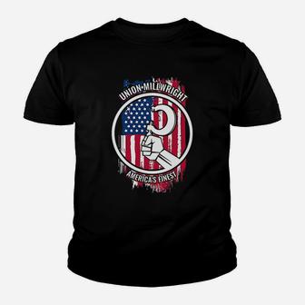 Union Millwright Gift For Proud American Millwright Youth T-shirt - Thegiftio UK