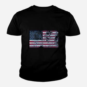 United States Flag Youth T-shirt | Crazezy AU