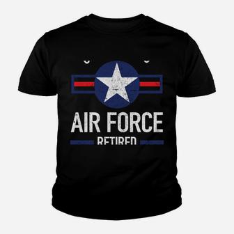 United States Retired Air Force Military Retirement Shirt Youth T-shirt | Crazezy