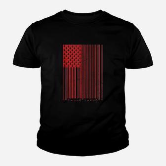 Upside Down Cross 666 American Flag All Hail Youth T-shirt | Crazezy CA