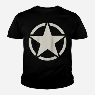 Us Army Star World War 2 Raglan Baseball Tee Youth T-shirt | Crazezy