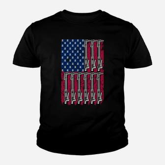 Us Flag Patriotic Weld Tee Welding Welder Christmas Gift Sweatshirt Youth T-shirt | Crazezy UK
