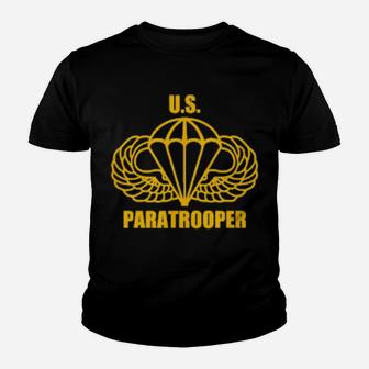 Us Paratrooper Youth T-shirt - Monsterry