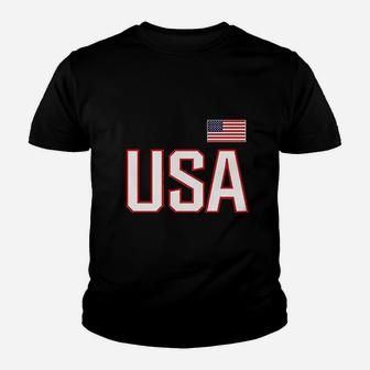Usa Flag Lover Youth T-shirt | Crazezy