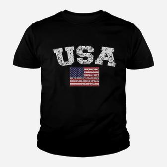 Usa Flag Youth T-shirt | Crazezy