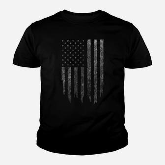 Usa White Flag Youth T-shirt | Crazezy