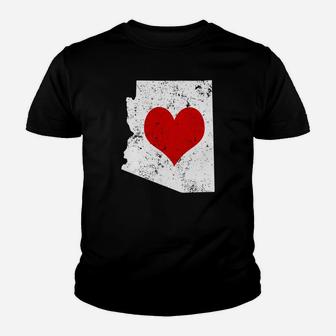 Valentine Clothes Arizona Funny Valentine Hearts Youth T-shirt - Thegiftio