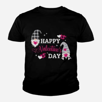 Valentine Gnomes Holding Hearts Valentines Day Gnome Love Youth T-shirt - Monsterry AU