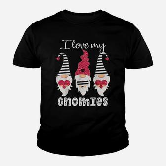 Valentine Gnomes I Love My Gnomies Best Friends Matching Youth T-shirt - Monsterry AU