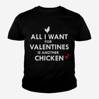 Valentines Chicken Youth T-shirt - Monsterry